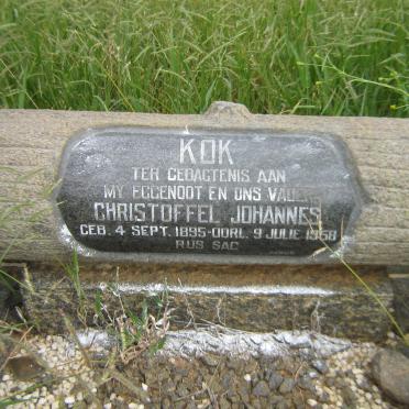 KOK Christoffel Johannes 1895-1958