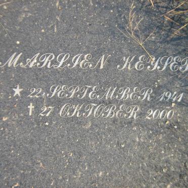KEYSER Marlien 1941-2000