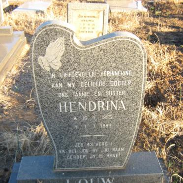 LOUW Hendrina 1955-1989