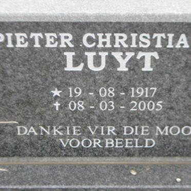 LUYT Pieter Christiaan 1917-2005