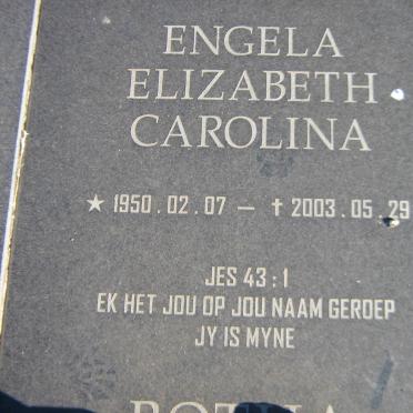 LEIBBRANDT Petrus Johannes 1928-2016 &amp; Jacoba Wilhelmina 1927-2006 :: BOTHA Engela Elizabeth Carolina 1950-2003