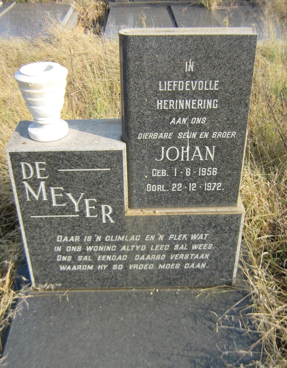 MEYER Johan, de 1956-1972
