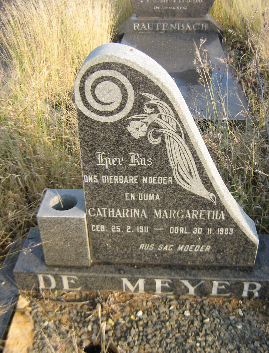 MEYER Catharina Margaretha, de 1911-1983