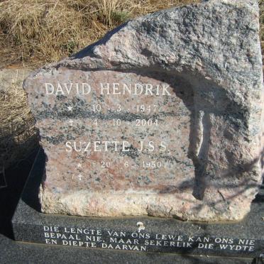 MEYER David Hendrik, de 1947-2004 &amp; Suzette J.S.S. 1950-