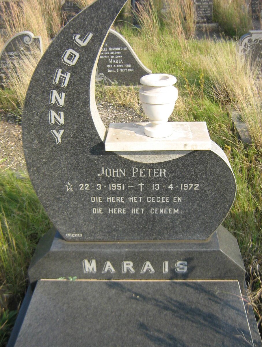 MARAIS John Peter 1951-1972