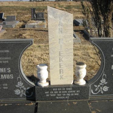 NIEKERK Johannes Wilhelmus, van 1936-1998 &amp; Elizabeth Johanna 1931-