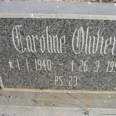 OLIVIER Caroline 1940-1995