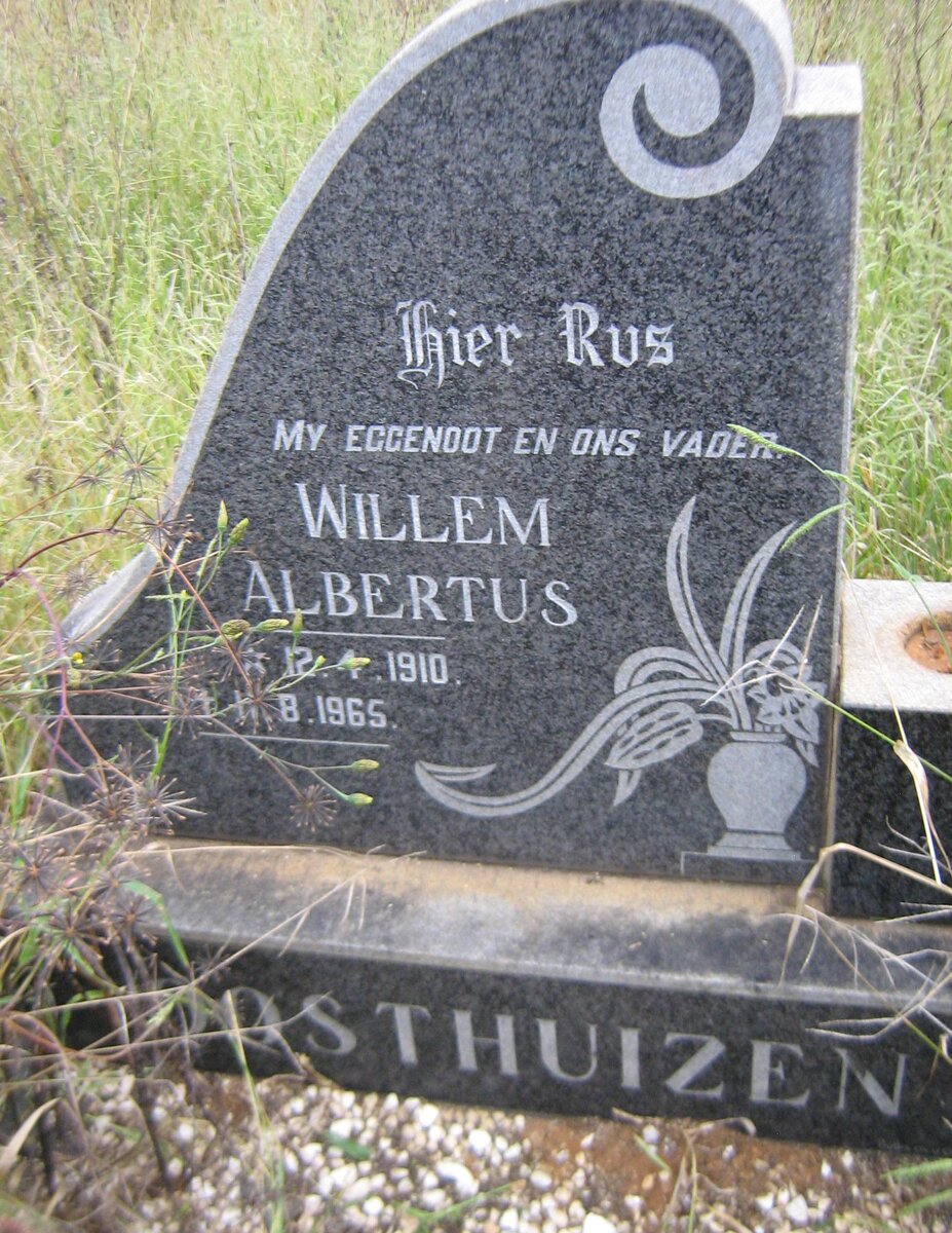 OOSTHUIZEN Willem Albertus 1910-1965