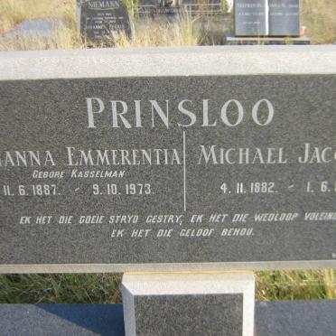 PRINSLOO Michael Jacobus 1882-1940 &amp; Johanna Emmerentia KASSELMAN 1887-1973