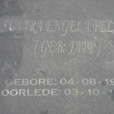 PELSER Susara Engela nee JAPP 1963-1993