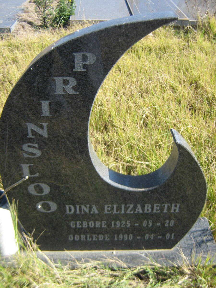 PRINSLOO Dina Elizabeth 1925-1990