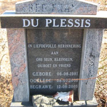 PLESSIS Fred Francis, du 1981-2005