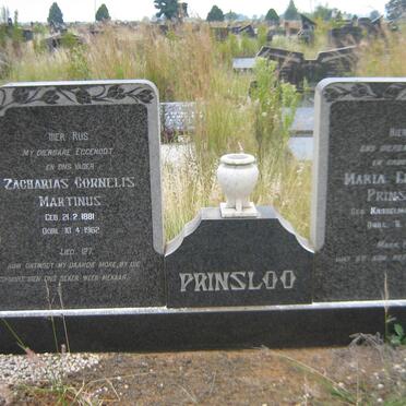 PRINSLOO Zacharias Cornelis Martinus 1881-1962 &amp; Maria Elizabeth KASSELMAN 1891-1974
