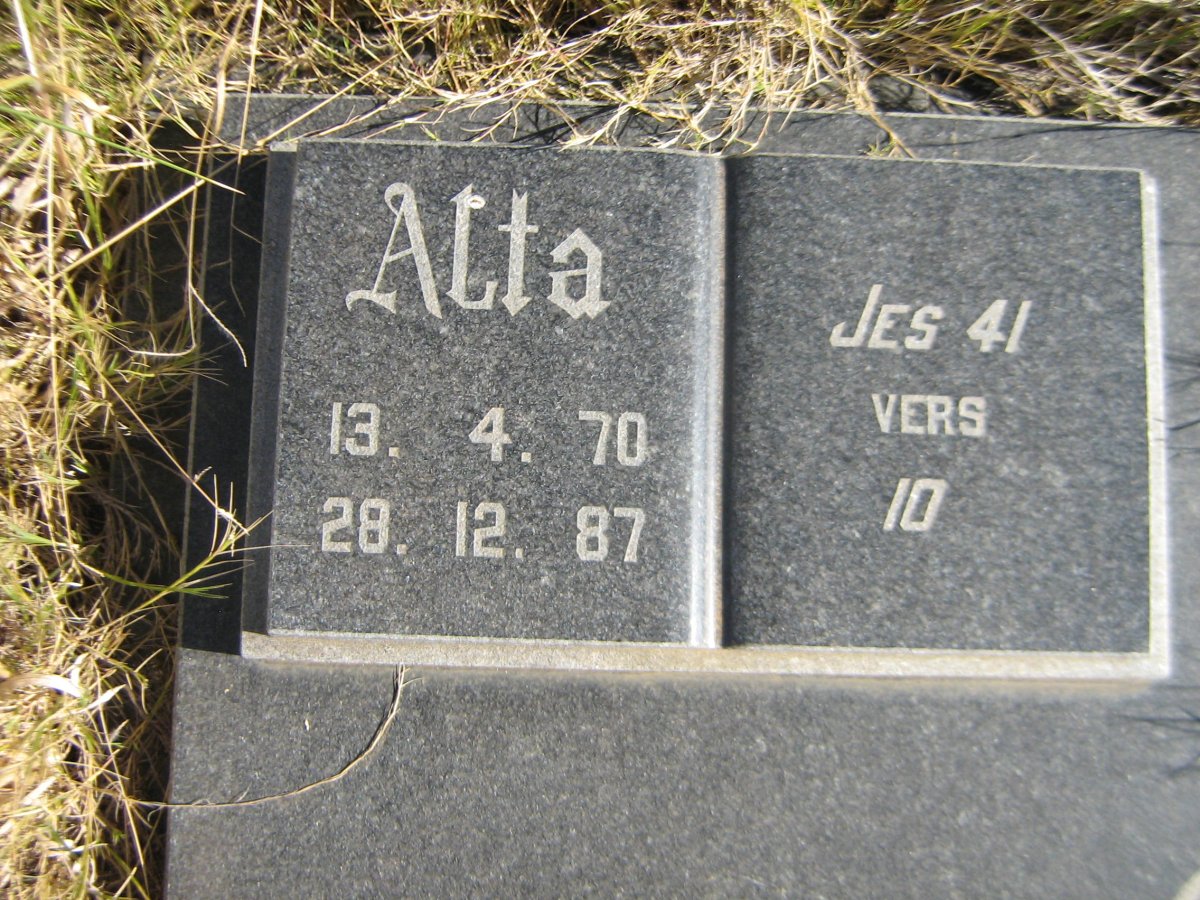 PITOUT Alta 1970-1987