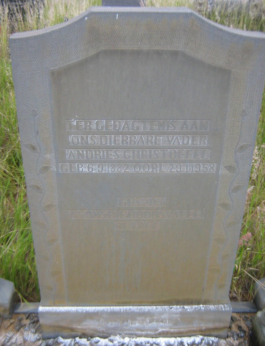 PIEK  Andries Christoffel 1882-1958