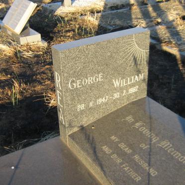 REA George William 1947-1987
