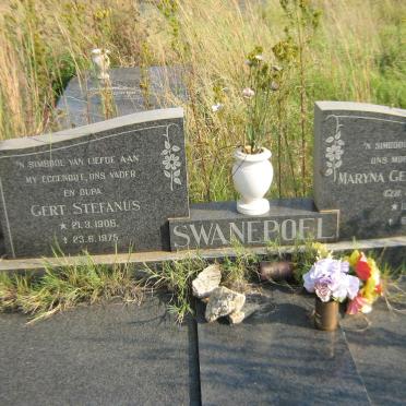 SWANEPOEL Gert Stefanus 1906-1975 &amp; Maryna Gertruida Maria GREYLING 1909-1992
