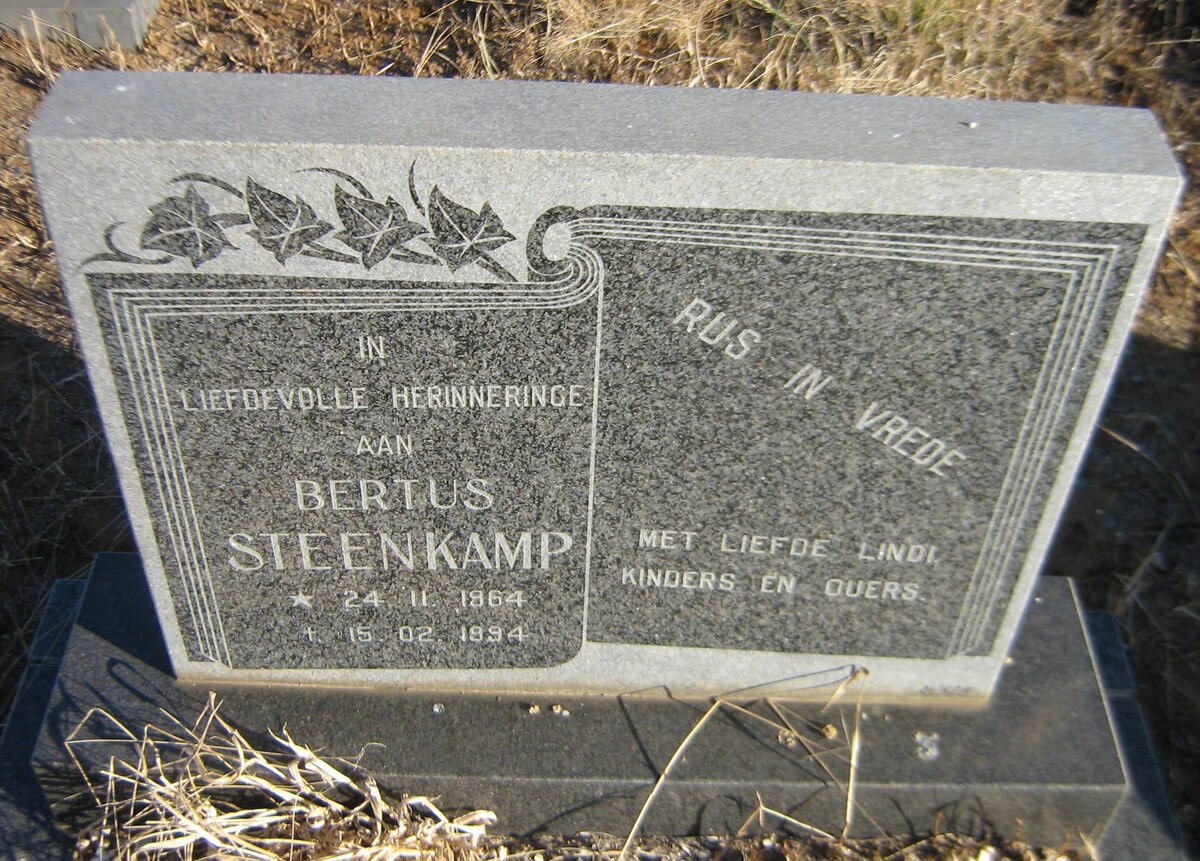 STEENKAMP Bertus 1964-1994