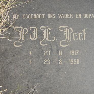 SWANEPOEL P.J.E. 1917-1998