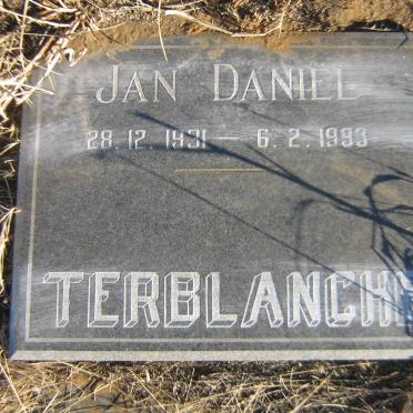 TERBLANCHE Jan Daniel 1931-1993