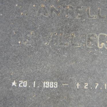 VILLIERS Andries, de 1929-1997 :: DE VILLIERS Chantelle 1989-1997