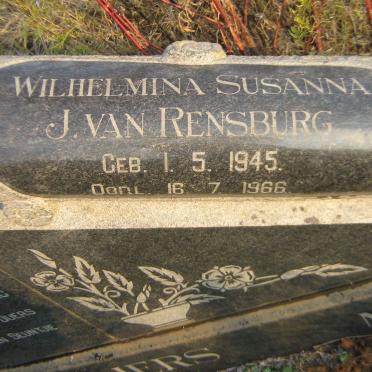 VILLIERS Mattheus Johannes, de 1940-1966 &amp; Wilhelmina Susanna J. VAN RENSBURG 1945-1966