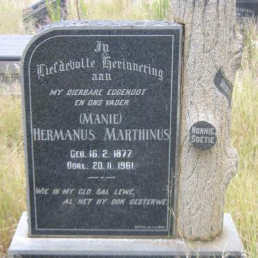 WESTHUIZEN Hermanus Marthinus, van der 1877-1961