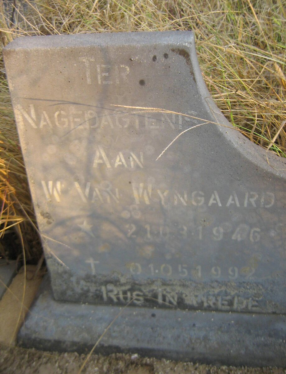 WYNGAARD W., van 1946-1992