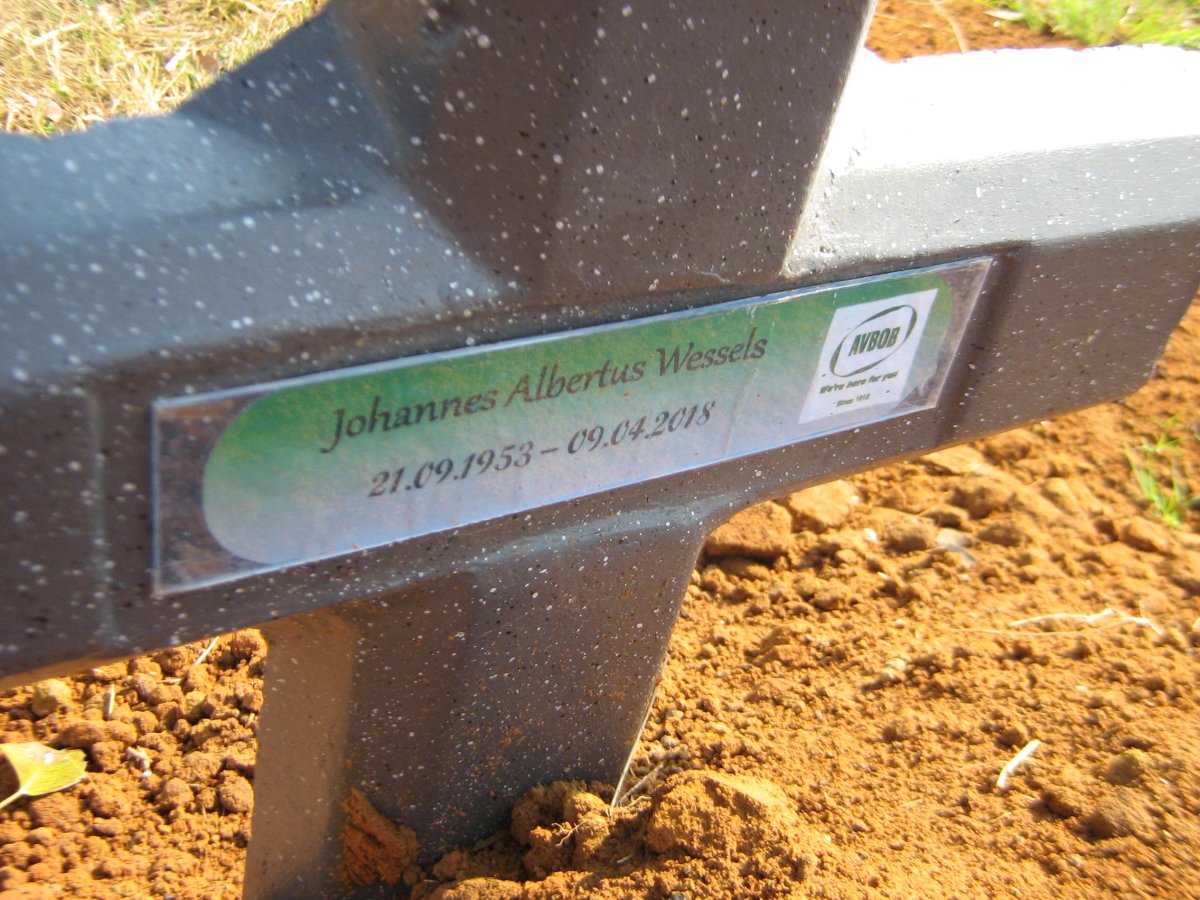 WESSELS Johannes Albertus 1953-2018