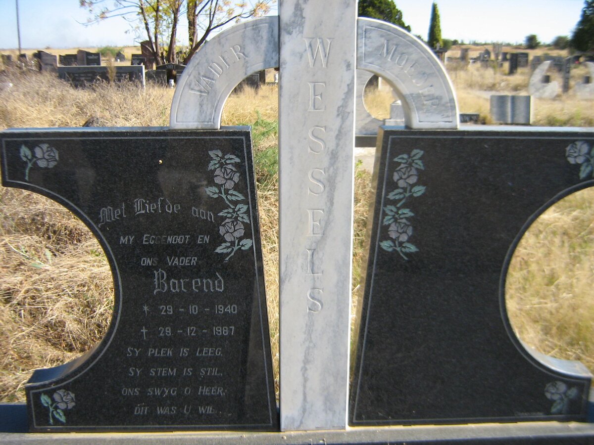 WESSELS Barend 1940-1987