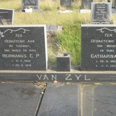 ZYL Hermanus E.P., van 1903-1974 &amp; Catharina M. 1903-1983