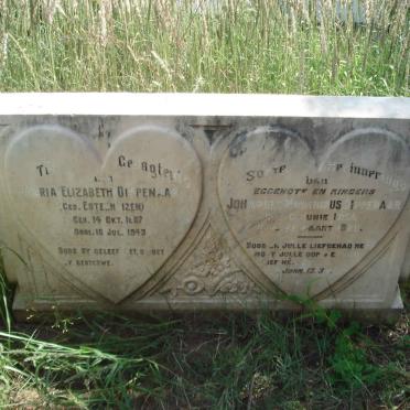 DIPPENAAR Johannes Marthinus 1855-1928 &amp; Maria Elizabeth ESTERHUIZEN 1867-1943