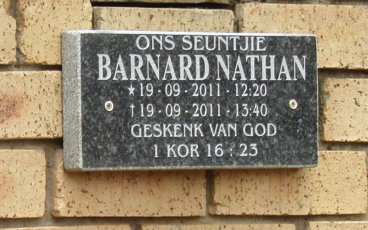 BARNARD Nathan 2011-2011