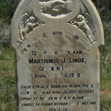 LINDE Marthinus J. 1835-1920