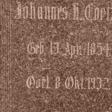 COETZEE Johannes H. 1854-1932