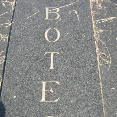 BOTES Giel 1911-1993 &amp; Maria COLYN 1913-1998