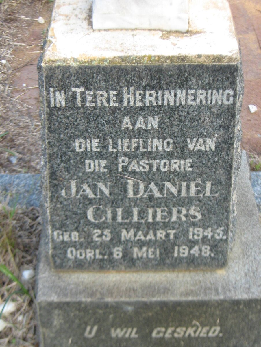 CILLIERS Jan Daniel 1945-1948