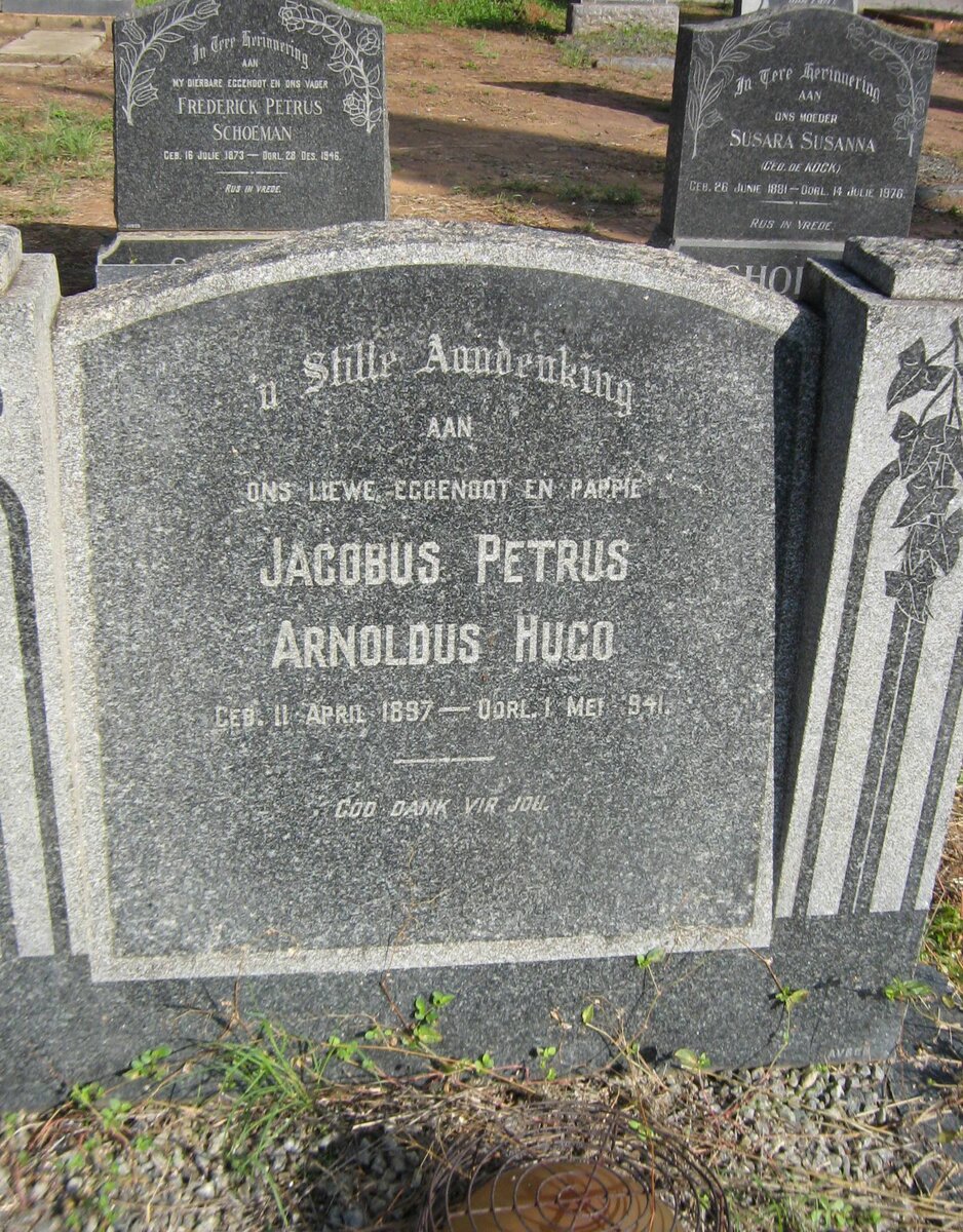HUGO Jacobus Petrus Arnoldus 1879-1941