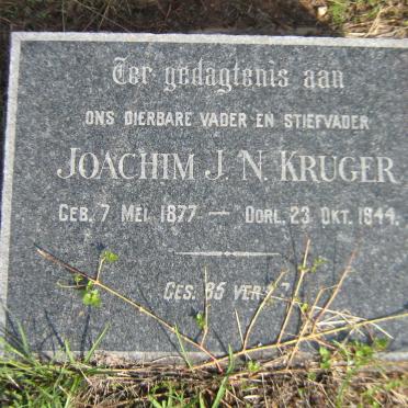 KRUGER Joachim J.N. 1877-1944