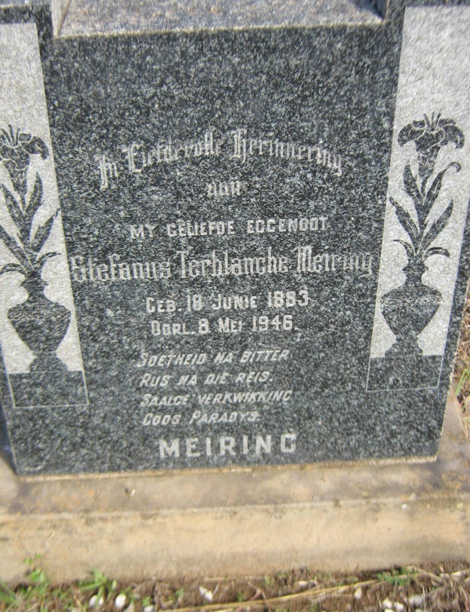 MEIRING Stefanus Terblanche 1883-1946