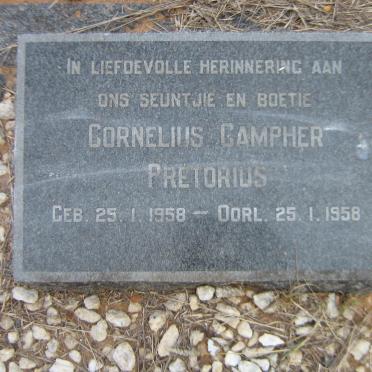 PRETORIUS Cornelius Campher 1958-1958