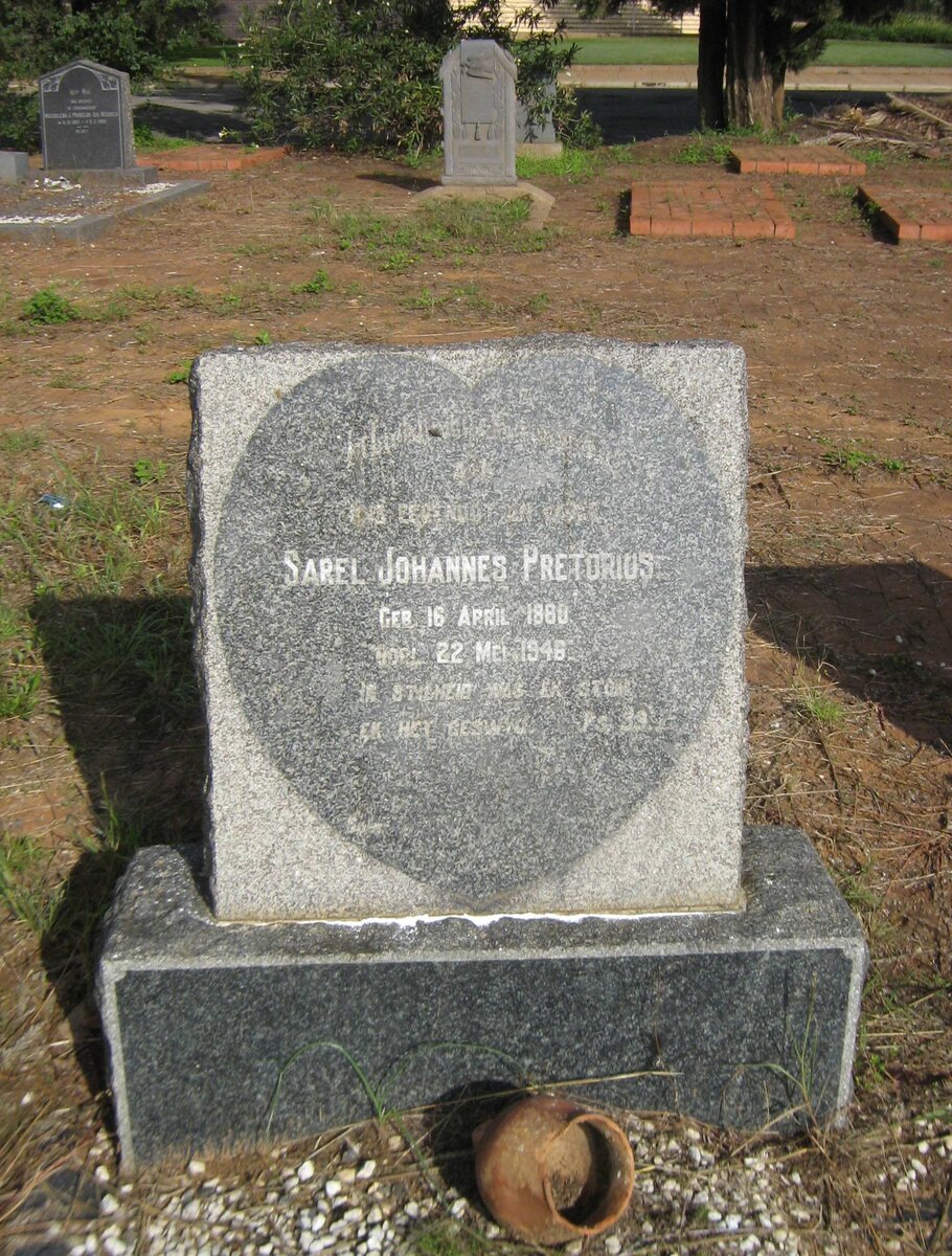 PRETORIUS Sarel Johannes 1880-1946