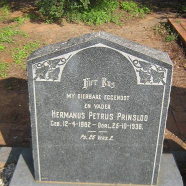 PRINSLOO Hermanus Petrus 1862-1936