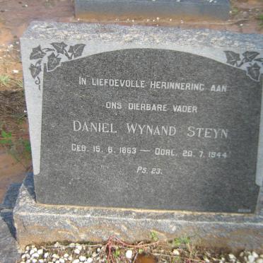 STEYN Daniel Wynand 1863-1944