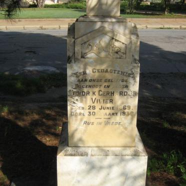 VIVIER Hendrik Gerhardus 1869-1936