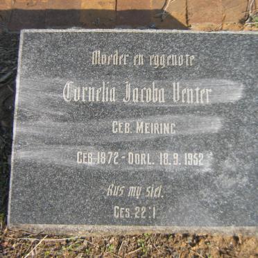 VENTER Cornelia Jacoba nee MEIRING 1872-1952