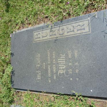 BURGER Willie 1920-1988