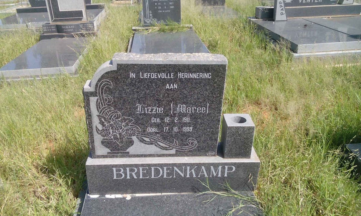 BREDENKAMP Lizzie nee MAREE 1911-1999