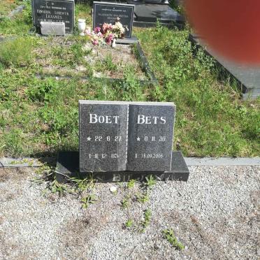 BILJON Boet, van 1927-1985 &amp; Bets 1930-2006