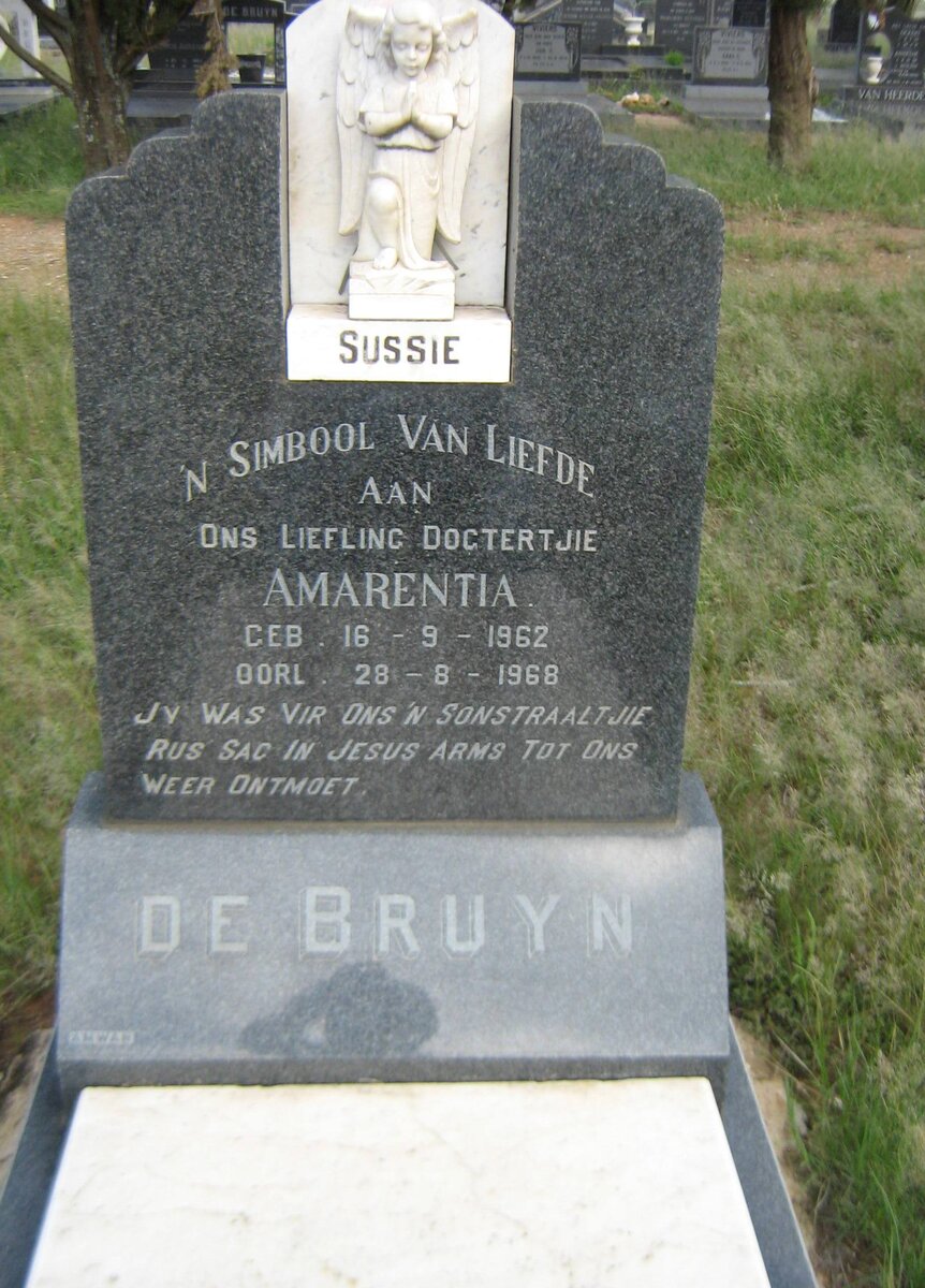 BRUYN Amarentia, de 1962-1968